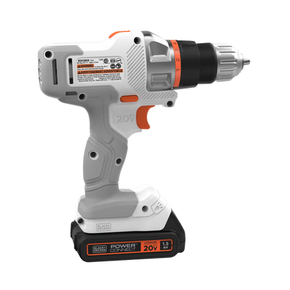 20V MAX *POWERCONNECT™ MATRIX™ Cordless Drill/Driver Kit, Battery and Charger Included (White)