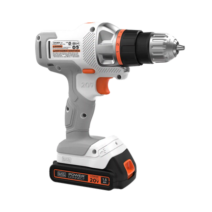 20V MAX *POWERCONNECT™ MATRIX™ Cordless Drill/Driver Kit, Battery and Charger Included (White)