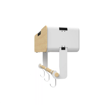 White Hanging / Magnetic Rack System-Shelf W/ Door