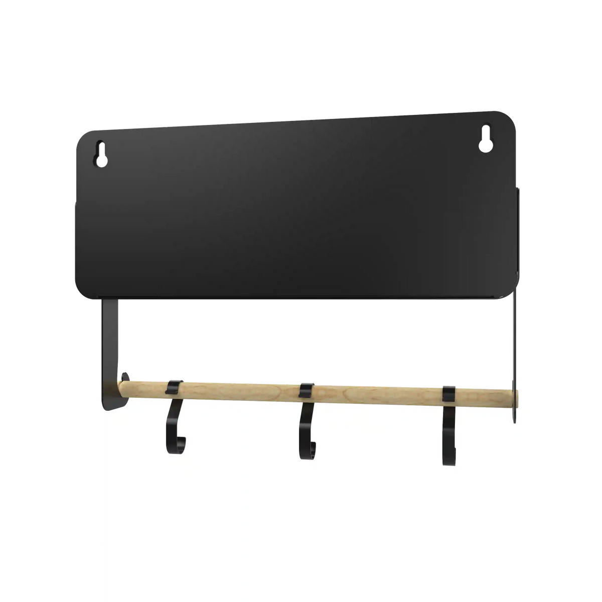 Black Hanging / Magnetic Rack System-Shelf W/Brackets