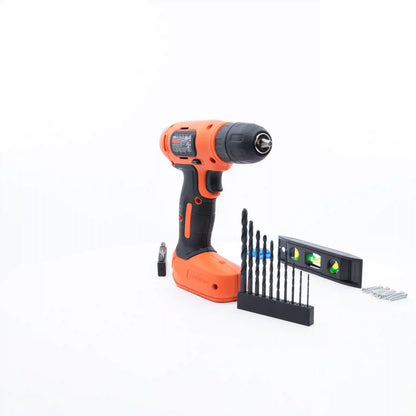 8V MAX* Cordless Drill + 43 Pc. Home Decor Project Kit
