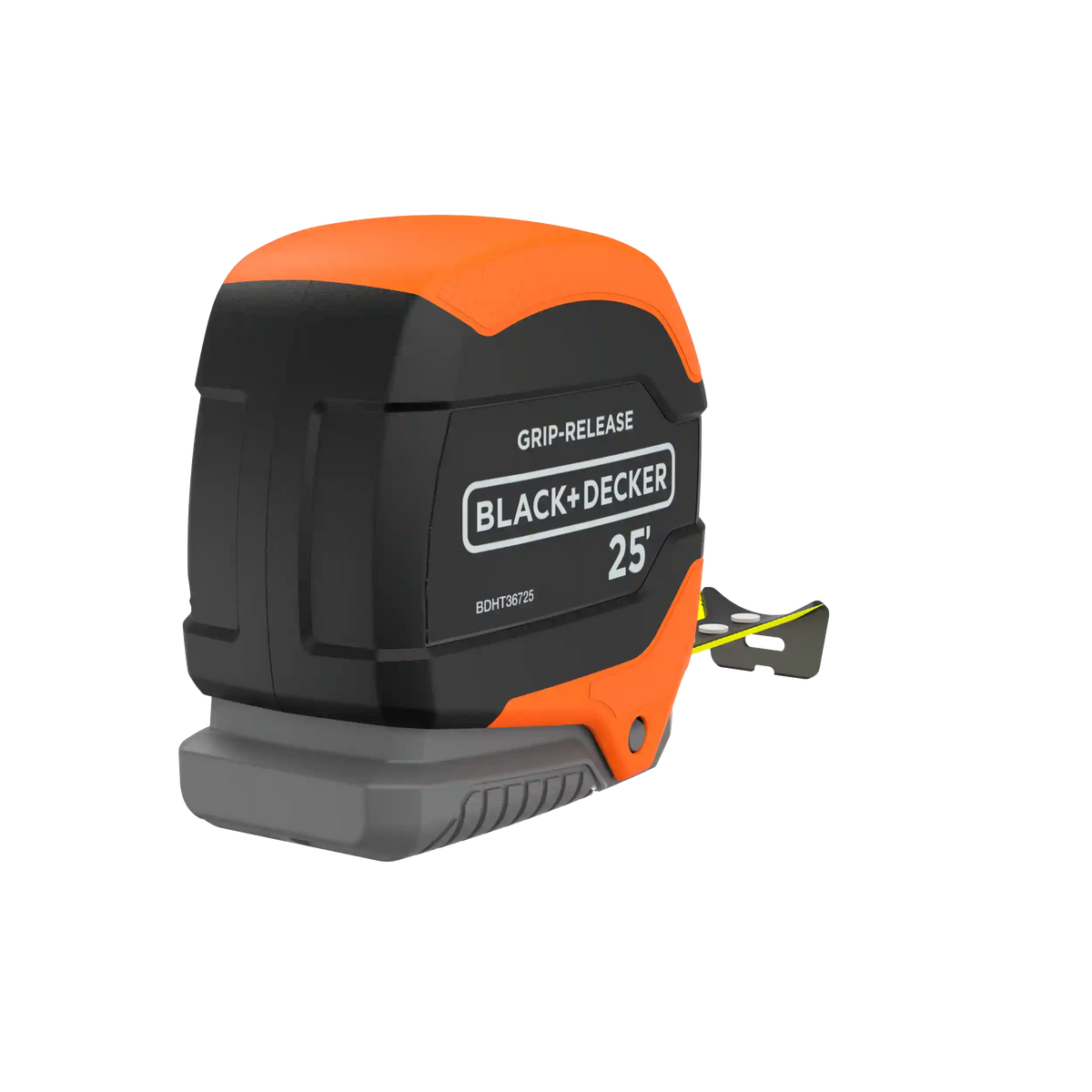 Tape Measure, Grip Release, Autolock & Self Lock, 25-Foot