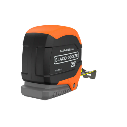 Tape Measure, Grip Release, Autolock & Self Lock, 25-Foot