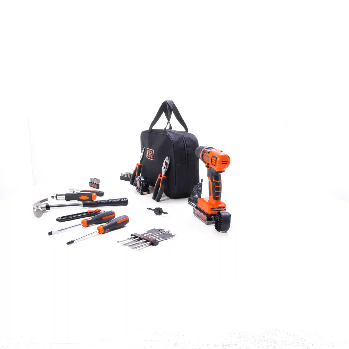 20V MAX* POWERCONNECT™ Cordless Drill/Driver With 68-Piece Project Kit and Tool Bag, Battery and Charger Included