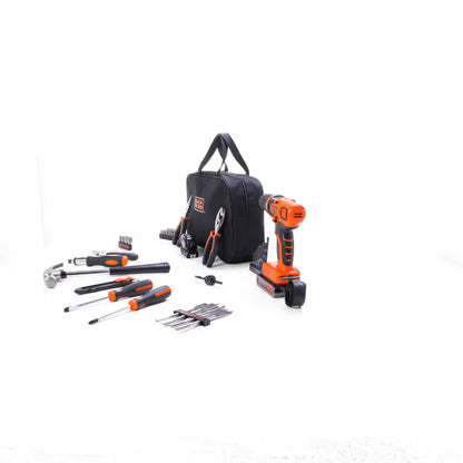 20V MAX* POWERCONNECT™ Cordless Drill/Driver With 68-Piece Project Kit and Tool Bag, Battery and Charger Included