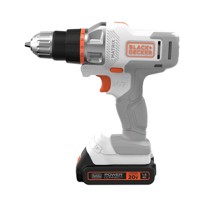 20V MAX *POWERCONNECT™ MATRIX™ Cordless Drill/Driver Kit, Battery and Charger Included (White)