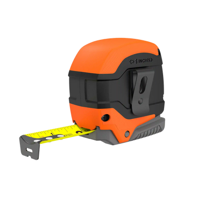 Tape Measure, Grip Release, Autolock & Self Lock, 25-Foot
