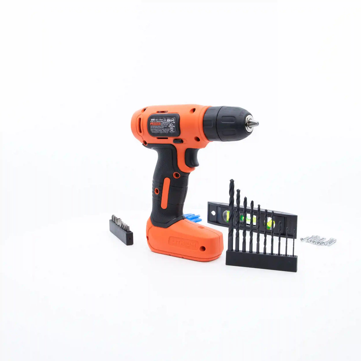 8V MAX* Cordless Drill + 43 Pc. Home Decor Project Kit