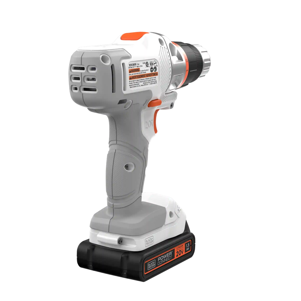 20V MAX *POWERCONNECT™ MATRIX™ Cordless Drill/Driver Kit, Battery and Charger Included (White)