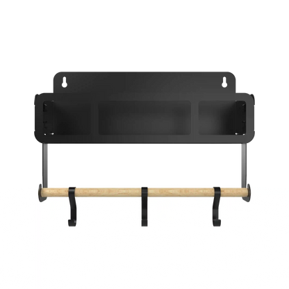 Black Hanging / Magnetic Rack System-Shelf W/Brackets