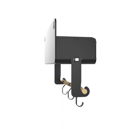 Black Hanging / Magnetic Rack System-Shelf W/Brackets