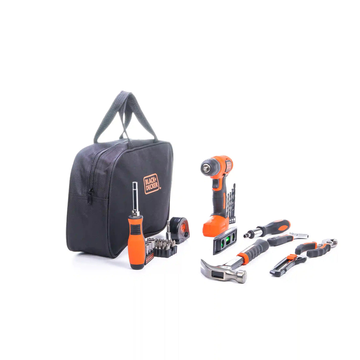 8V Drill & Home Tool Kit, 57 Piece