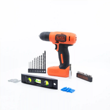 8V MAX* Cordless Drill + 43 Pc. Home Decor Project Kit