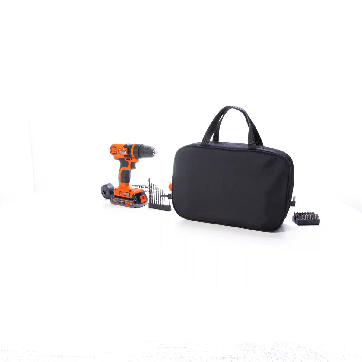 20V MAX* POWERCONNECT™ Cordless Drill/Driver With 68-Piece Project Kit and Tool Bag, Battery and Charger Included