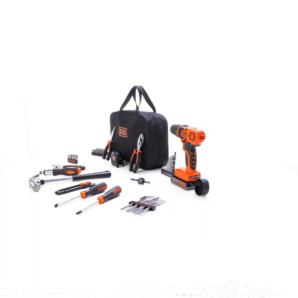20V MAX* POWERCONNECT™ Cordless Drill/Driver With 68-Piece Project Kit and Tool Bag, Battery and Charger Included