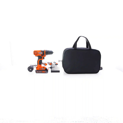 20V MAX* POWERCONNECT™ Cordless Drill/Driver With 68-Piece Project Kit and Tool Bag, Battery and Charger Included