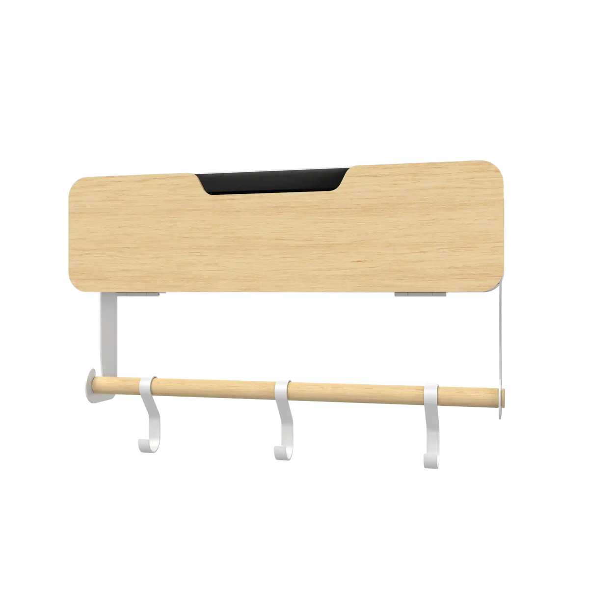 White Hanging / Magnetic Rack System-Shelf W/ Door