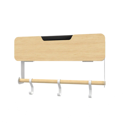White Hanging / Magnetic Rack System-Shelf W/ Door