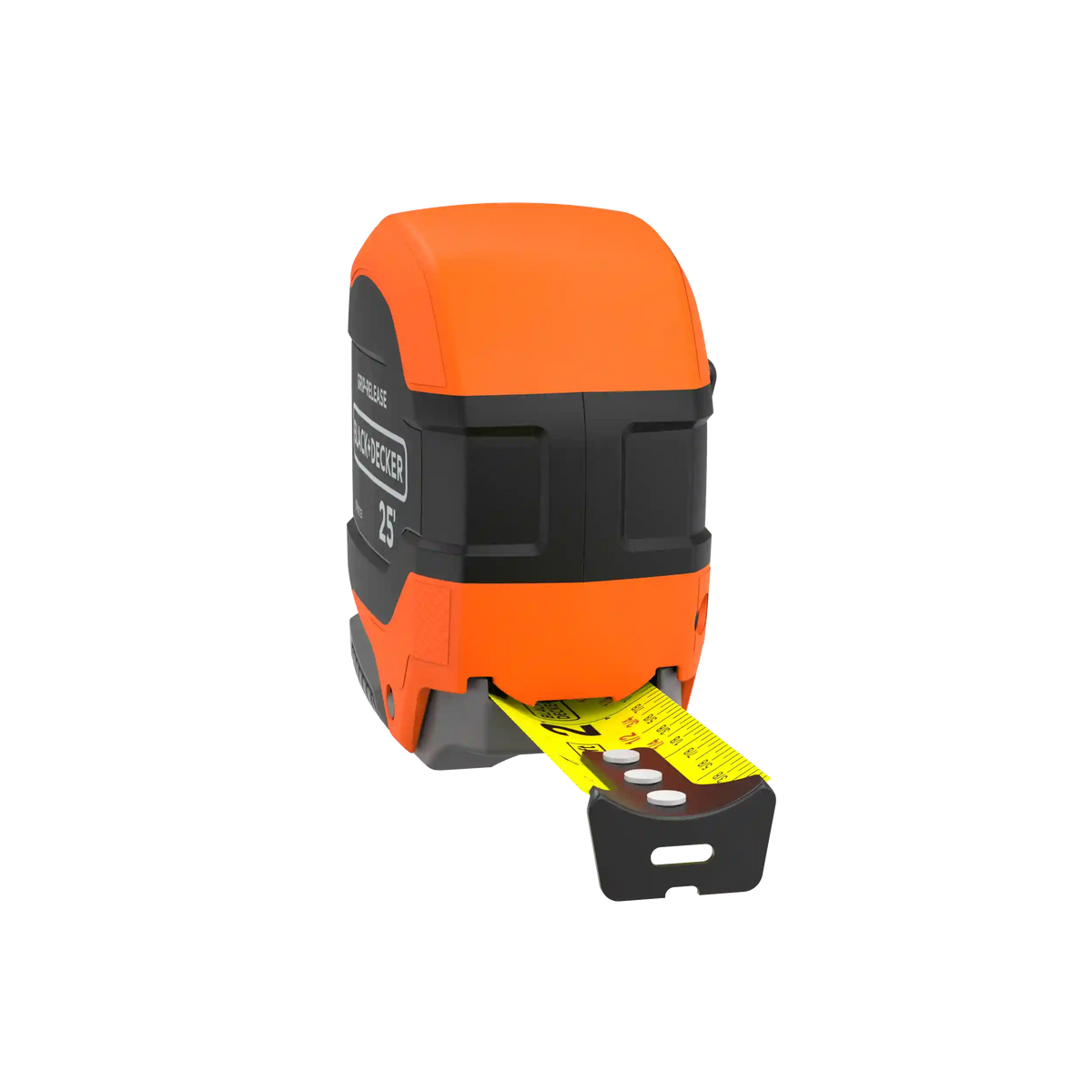 Tape Measure, Grip Release, Autolock & Self Lock, 25-Foot