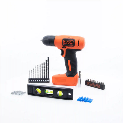 8V MAX* Cordless Drill + 43 Pc. Home Decor Project Kit