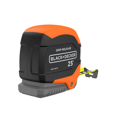 Tape Measure, Grip Release, Autolock & Self Lock, 25-Foot