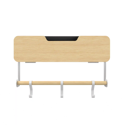 White Hanging / Magnetic Rack System-Shelf W/ Door