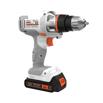 20V MAX *POWERCONNECT™ MATRIX™ Cordless Drill/Driver Kit, Battery and Charger Included (White)